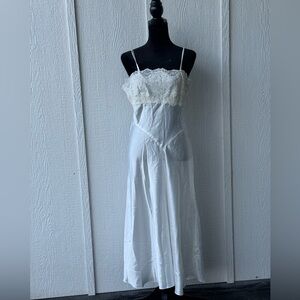 VTG VICTORIA'S SECRET Gold Label Satin
Long Slip Dress wedding gown/Nightgown M